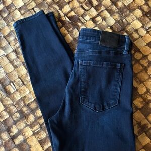 Lucky Brand Women's Dark Blue Skinny Jeans